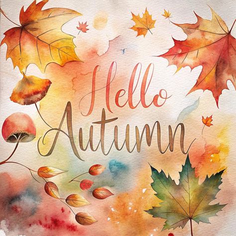 Autumn Clipart Cute, Autumn Pictures Art, Autumn Digital Art, Boox Palma, Cards For Women, Autumn Watercolor, Happy Autumn, Watercolor Clip Art, Snoopy Wallpaper