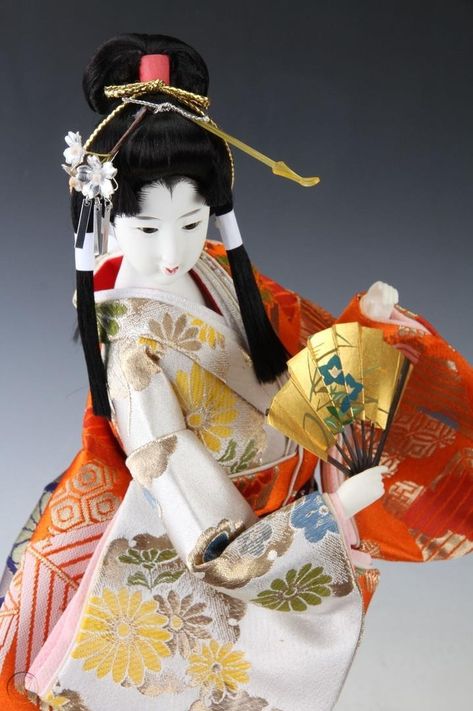 Geisha Doll, Hina Matsuri, Japanese Geisha, Asian Doll, Japanese Dolls, Japanese Vintage, Kokeshi Dolls, Cloth Doll, Japanese Paper