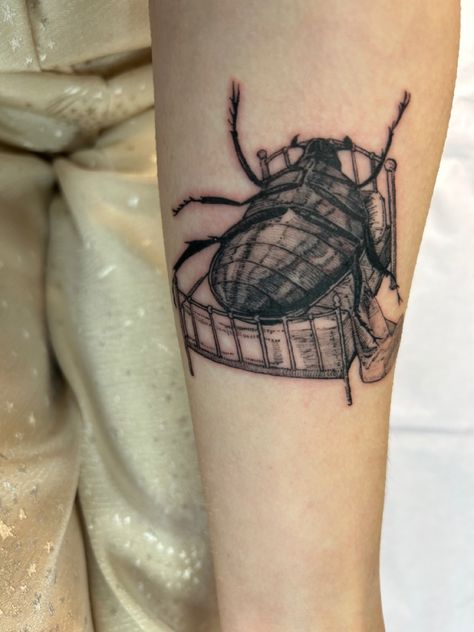 Bat Tattoo Placement, Gregor Samsa Tattoo, Franz Kafka Tattoo, Everything Everywhere All At Once Tattoo, Cute First Tattoo Ideas, Tattoo Artist Outfit, Kafka Tattoo, Metamorphosis Tattoo, Gregor Samsa