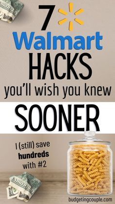 Walmart Hacks, Walmart Hack, Cheap Living, Couple Budgeting, Saving Hacks, Money Frugal, Money Budgeting, Savings Strategy, Best Money Saving Tips