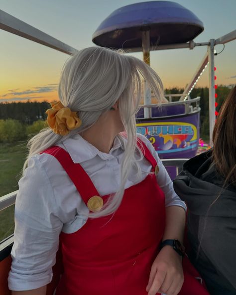 Went to the carnival with the intentions of an Eri photoshoot but instead drank some slushies, had some funnel cakes and went on as many rides as I could 💛 . . #erimha #myheroacademia #eri #indigenous #indigenouscosplayer #fair #carnival #rides #cosplay #cosplayer Fair Carnival, Funnel Cakes, Carnival Rides, The Carnival, Funnel Cake, Slushies, Funnel, My Hero Academia, Carnival