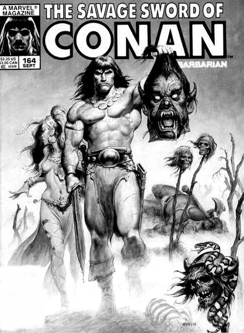 CONAN Earl Norem, Conan The Barbarian Comic, Conan O Barbaro, Conan The Destroyer, Arte Viking, Robert E Howard, Conan Comics, Boris Vallejo, Heroic Fantasy