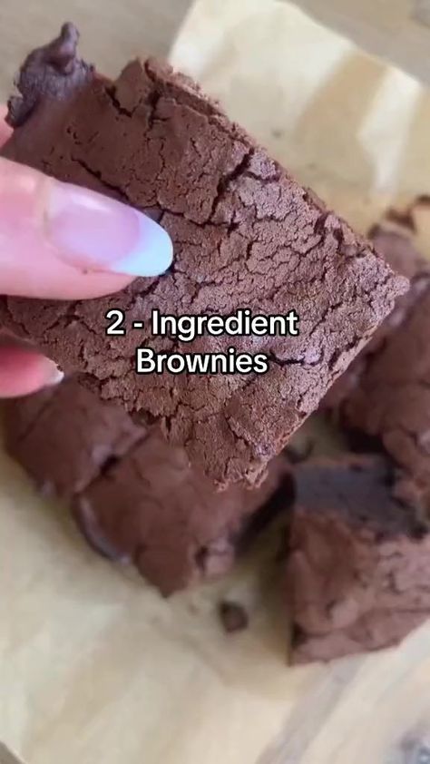 2 Ingredient Brownies, Apple Brownies, Chocolate Making, Candida Diet, Keto Dessert Easy, Dandelion Recipes, 2 Ingredient, Sweet Snacks Recipes, Healthy Sweets Recipes