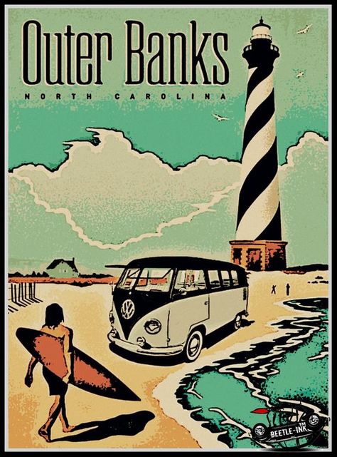 Outer Banks Aesthetic, Bedroom Wall Collage, Vintage Poster Design, Picture Collage Wall, A4 Poster, Photo Wall Collage, Surf Art, Art Collage Wall, Picture Collage