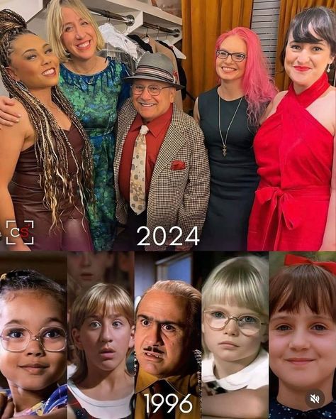 OK, cast of Matilda. 🥰 Matilda Cast, 90s Actors, Celebrities Then And Now, Angela Lansbury, Celebrities Before And After, Movie Memes, Stars Then And Now, Hollywood Life, Love Movie