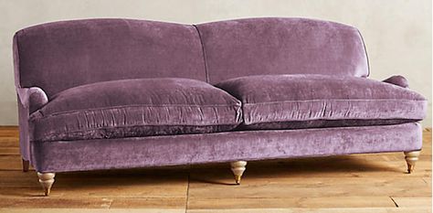 Small Velvet Sofa, Purple Velvet Sofa, Small Sleeper Sofa, Purple Couch, Sofa Pictures, Small Sectional Sofa, Purple Sofa, Sofa Inspiration, Leather Sectional Sofas