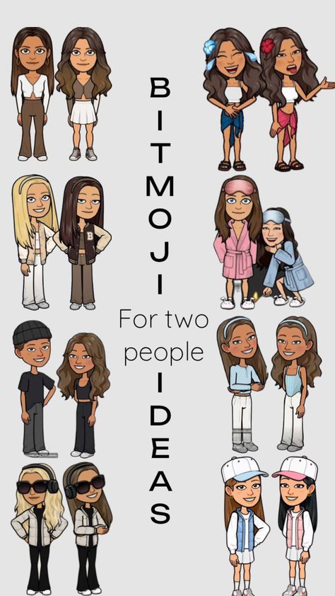 Bitmoji Ideas, Bitmoji Outfits, Two People, Not Mine, Your Aesthetic, Connect With People, Creative Energy, Snapchat, Energy