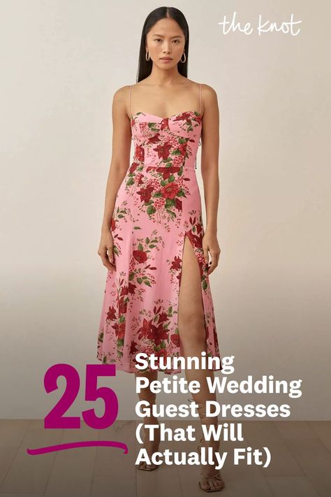 Shopping for dresses can be a challenge when you're petite—but not when you have options like these. Petite Bridesmaid Dress, Dress For Petite Women Formal, Petite Formal Dress, Petite Long Dress Formal, Party Dress For Petite Women, Dresses For Petite Women Wedding, Petite Dresses Wedding Guest Classy, Formal Wedding Guest Dress Petite, Midi Dress Petite Women