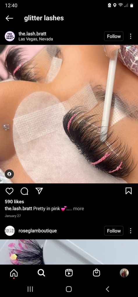 Lash Extensions With Rhinestones, Lashes With Diamonds On Them, Valentine Eyelash Extensions, Valentines Day Lash Extensions, Valentines Lash Extensions, Colored Lash Extensions Styles, Esthetician Lifestyle, Lash Rooms, Lash Patterns