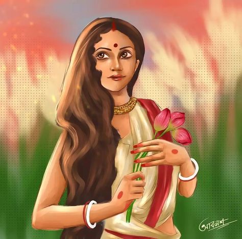 Bengali Beauty, Bengali Culture, Kali Maa, Facial Routine Skincare, Perspective Sketch, Durga Painting, Wallpaper Photo Gallery, Wallpaper Photo, Maa Durga