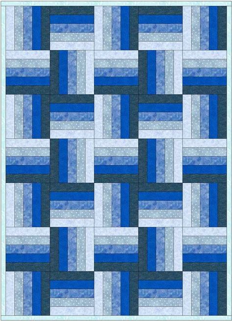 Strip Quilting, Rail Fence Quilt, Jean Quilt, Beginner Quilt, Backyard Fence, Jelly Roll Quilt Patterns, Sewing Storage, Rail Fence, Quilt Square Patterns