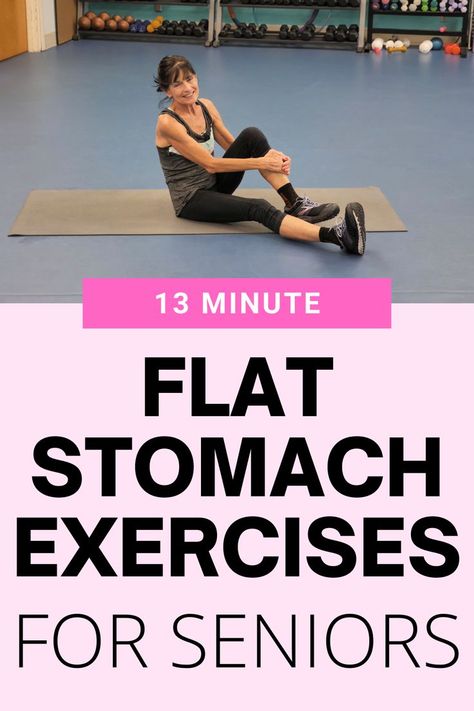 Stomach flattening exercises for seniors Flat Stomach Exercises, Stomach Exercises, Exercises For Seniors, Workout For Flat Stomach, Senior Fitness, Flat Stomach, Belly Workout, Flat Belly Workout, Burn Belly Fat