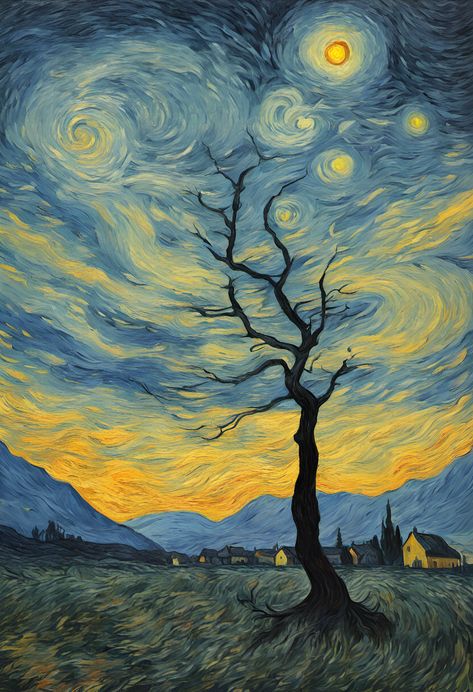 Van Gogh Art Lesson, فنسنت فان جوخ, Van Gogh Wallpaper, Van Gogh Landscapes, Vincent Willem Van Gogh, Starry Night Art, Arte Van Gogh, Art Van, Van Gogh Paintings