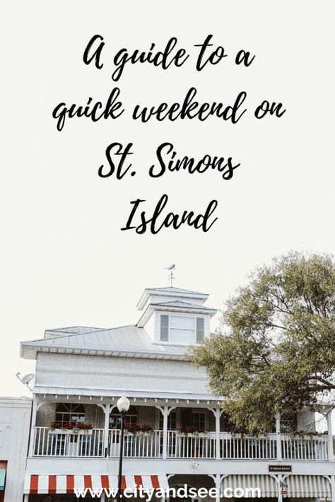 Spending a weekend on St. Simons Island | Stay, eat and things to do Georgia Islands, Georgia Beaches, St Simons Island Georgia, Jekyll Island Georgia, Coastal Georgia, Georgia Vacation, Georgia Travel, Jekyll Island, St Simons Island