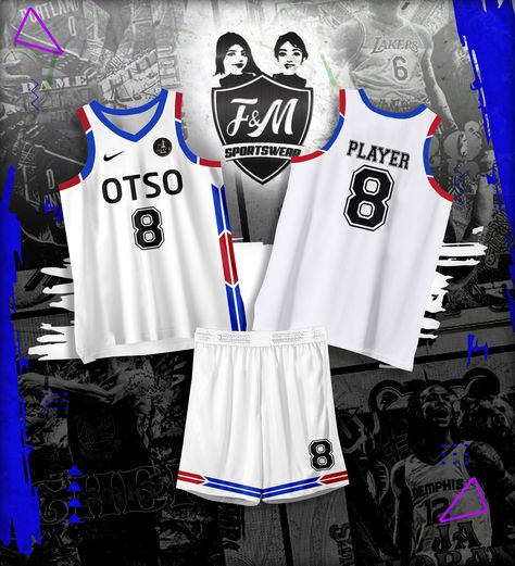 Basketball Layout, Serigrafia Ideas, Jersey Design Sublimation, Cool Basketball Jerseys, Best Basketball Jersey Design, Basketball Jersey Design, White Basketball Jersey, Basketball Uniforms Design, Basketball T Shirt Designs