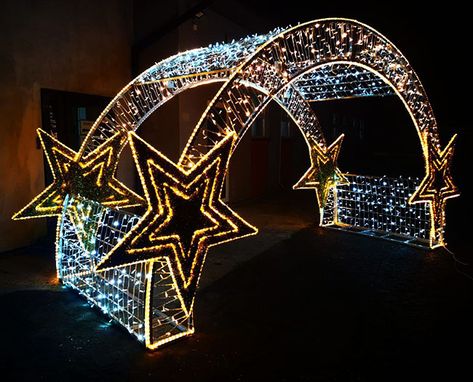 Outdoor Christmas Arch with LED Lights for Sale Outdoor Christmas Arch, Commercial Christmas Lights, Christmas Arch, Diy Christmas Lights, Arch Decoration, Christmas Yard Decorations, Christmas Decorations Diy Outdoor, Christmas Yard, Outdoor Christmas Lights