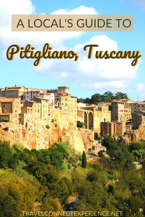 Pitigliano Italy, Tuscany Road Trip, Villages In Italy, Tuscan Village, Italy Culture, Tuscan Towns, Italy Destinations, Day Trips From Rome, Italian Travel