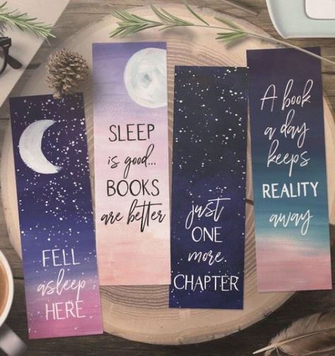 Unique Bookmarks Handmade, Bookmark Quotes, Watercolour Bookmarks, Bookmarks Quotes, Homemade Bookmarks, Handmade Bookmarks Diy, Bookmarks For Books, Quotes Book, Creative Bookmarks