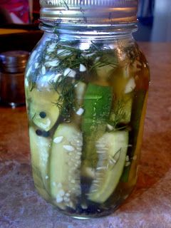 I have quite the task awaiting me and my stomach over the next while.  You see, my fridge is quickly filling with these beautiful jars of pickles but I am the only member of this family who eats them! Everyone else must have been born with some type of birth defect because they are amazing....Read More Sour Pickles Homemade, Diy Pickles, Easy Squash Recipes, Pickled Jalapeno Recipe, Pickles Homemade, Refrigerator Dill Pickles, Refrigerator Pickles Dill, Homemade Pickles Dill, Pickled Jalapeno Peppers