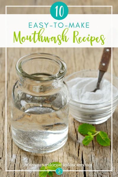 Want to learn how to make your own mouthwash? Here are 10 easy-to-make DIY mouthwash recipes! #mouthwash | naturalorganicskincare.com Diy Mouthwash Recipes, Remineralizing Mouthwash, Mouthwash Recipe, Diy Mouthwash, Homemade Mouthwash, Mouth Wash, Skin Perfection, Natural Mouthwash, Natural Hair Mask