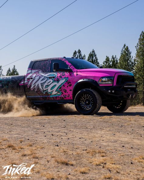 Kickin' up dirt in the Inked Wraps truck🔥  See our work!��👇  🌐 InkedWraps.com . . . #wraps #inked #inkedwraps #3m #averydenison #kpmf #arlon #arlongraphics #vinylwrapper #layednotsprayed #dailywraps #slayincolor #paintisdead #spokanewraps #pwnwraps Wrapped Trucks, Box Truck Wrap Design, Truck Wrap Design, Camo Wrap Truck, Company Vehicle Wraps, Truck Wrap, Work Truck, Christmas Crafts Decorations, Decor Crafts