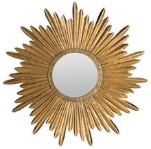 Gold Sunburst Mirror, Sun Mirror, Mirror Antique, Gold Frame Wall, Gold Sunburst, How To Clean Mirrors, Sunburst Mirror, Framed Mirror Wall, Gold Wood