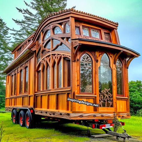 These Creative Tiny Homes Will Make You Want to Downsize ASAP – Inspiring Designs Design Casa Piccola, Tiny House Village, Huge Houses, House Village, Tiny House Inspiration, Tiny Home Ideas, House Cabin, Unique Houses, Fantasy House