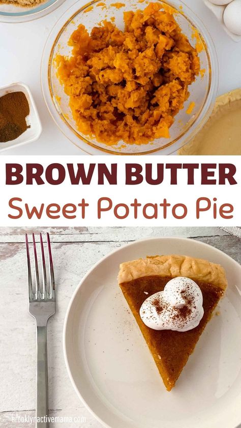 Brown Sugar Sweet Potato Pie, Brown Butter Sweet Potato Pie, Recipe For Thanksgiving Dinner, Pie With Condensed Milk, Potato Meals, Southern Sweet Potato Pie, Sweet Potato Dessert, Sweet Potato Pie Southern, Boiling Sweet Potatoes