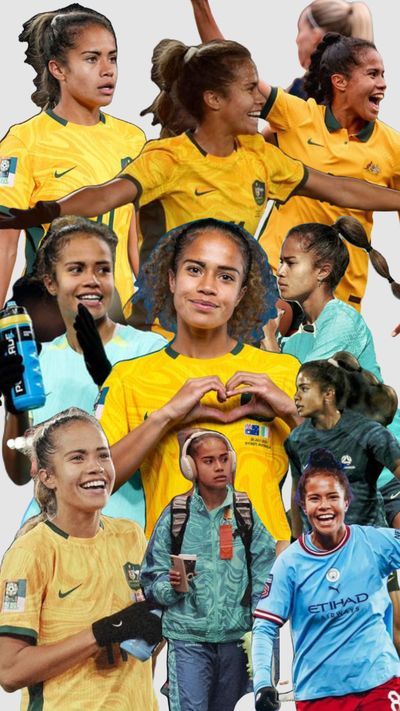 Check out sylvie072's Shuffles Mary Fowler ￼💚���💛 Australia Football Team, Big Hero 6 Film, Female Football Player, Women's Soccer Team, Women’s Soccer, Soccer Goal, Soccer Pictures, Womens Football, Big Hero 6