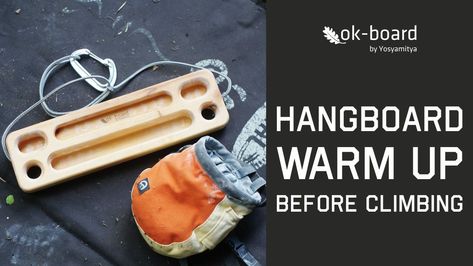 How to warm up on hangboard before climbing. How To Tape Fingers For Climbing, Diy Hangboard Climbing, Warmup Workout, Climbing Hangboard, Multi Pitch Climbing, Indoor Climbing Holds, Warm Up Routine, Workout Warm Up, Climbing