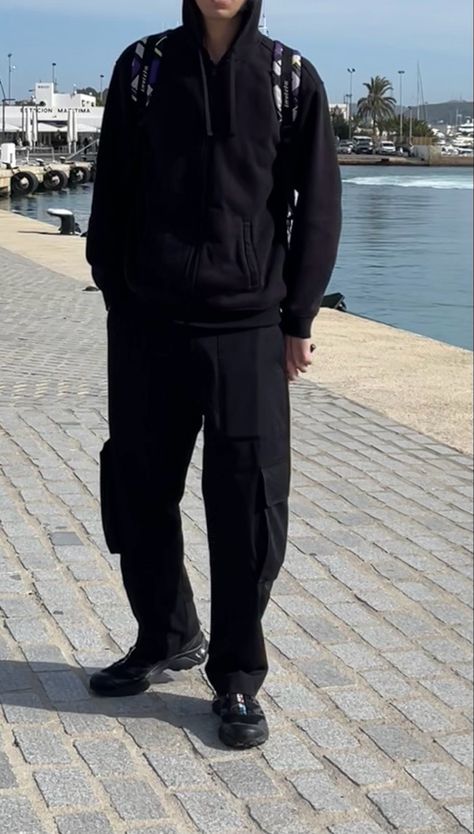 Black Salomon Outfit, Salomon Outfit, Black Salomon, Fashion Aesthetic, Black Outfit, Outfit Inspo, Black