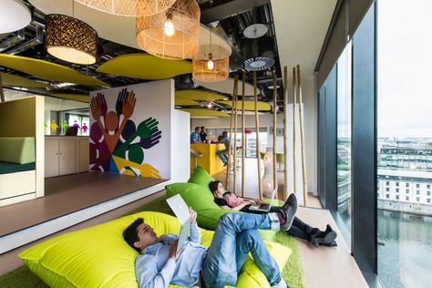 Featured, Cozy Sofa and Cool Lamps in Google Office, Dublin: Attractive Interior Design of Google Office, Dublin Space Composition, Evolution Design, Design Company Names, Google Office, Creative Office Space, Cool Office Space, Creative Office, Office Lounge, Cozy Sofa