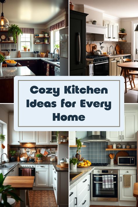 Transform your kitchen into the heart of your home with these 12 cozy kitchen ideas! From incorporating melting butter colors to adding vintage-inspired or rustic furniture, these tips will spark warmth and charm. Discover how multi-functional furnishings can make your space more practical while keeping that inviting look. Whether you're dreaming of a rustic retreat or a modern twist on coziness, these ideas demonstrate how easy it is to create a kitchen that feels like home sweet home. Perfect for family gatherings and culinary adventures! Cozy Kitchen Ideas, Trendy Kitchen Design, Cozy Kitchens, Warm Kitchen, Cosy Kitchen, Warm Wood Tones, Small Bookshelf, Kitchen Decor Apartment, Kitchen Refresh