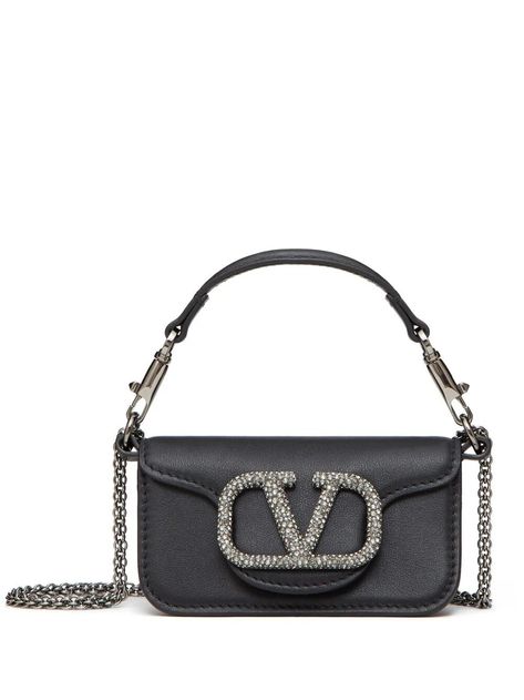 Valentino Bag Black, Valentino Bag, Valentino Garavani Bag, Dream Bags, Hot Bags, Luxury Purses, Fancy Bags, Valentino Bags, Black Leather Bags