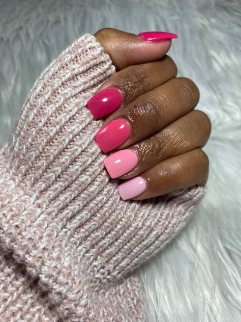 Color Block Nails, Pastel Nails Designs, Valentines Day Nails, Velvet Nails, Solid Color Nails, Holiday Nail Designs, Nail Design Inspiration, Summery Nails, Shine Nails