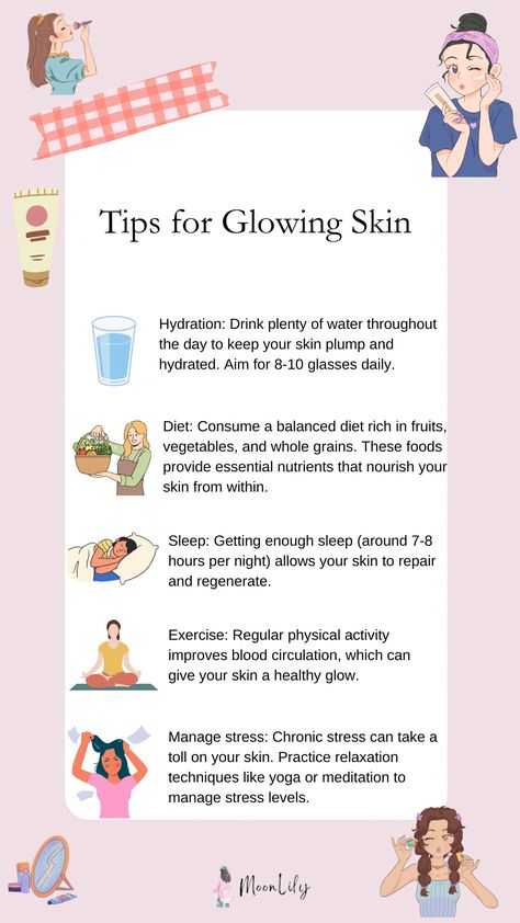 Skin Glow Diet, Diet For Glowing Skin, Glowing Tips, Glowing Skin Diet, Tips For Glowing Skin, Hydration Drink, Yoga Information, Natural Face Care, Healthier Alternatives