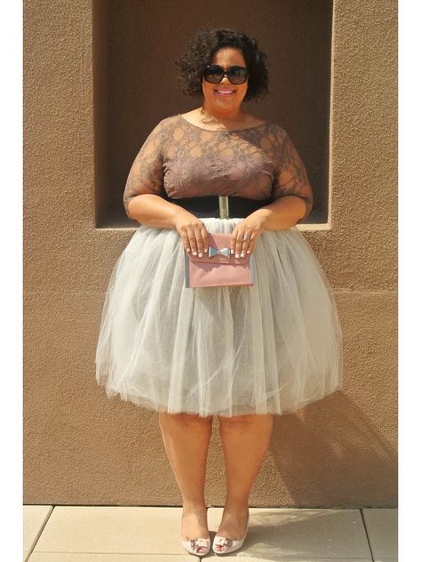 Plus Size Tutu, Garner Style, Girl Guide, Fairy Skirt, Look Plus Size, Plus Size Outfit, Wedding Dress With Pockets, Skirt Plus Size, Plus Size Beauty