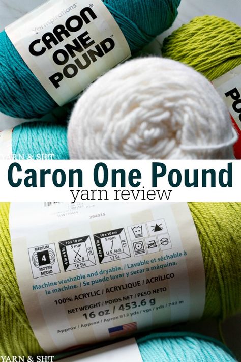 Caron One Pound Yarn Review and Specifications Caron One Pound Projects Crochet, Caron One Pound Yarn, Yarn Color Combinations, Caron Yarn, Jumbo Yarn, Big Twist, I Love This Yarn, One Pound, Worsted Weight Yarn