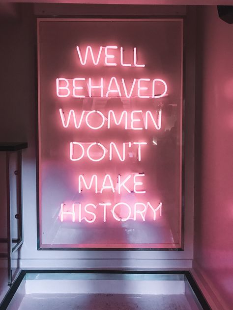 Neon Pink Decor, Tonight Josephine, Bars In London, Bad Quotes, Pastel Home Decor, Neon Quotes, Neon Words, Magic Quotes, Picture Collage Wall