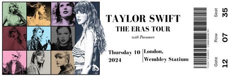 Eras Tour Ticket Template, Eras Tour Ticket, Lady Gaga Concert, Taylor Swift Tickets, Concert Ticket, Vip Tickets, Estilo Taylor Swift, Ticket Template, Concert Tickets