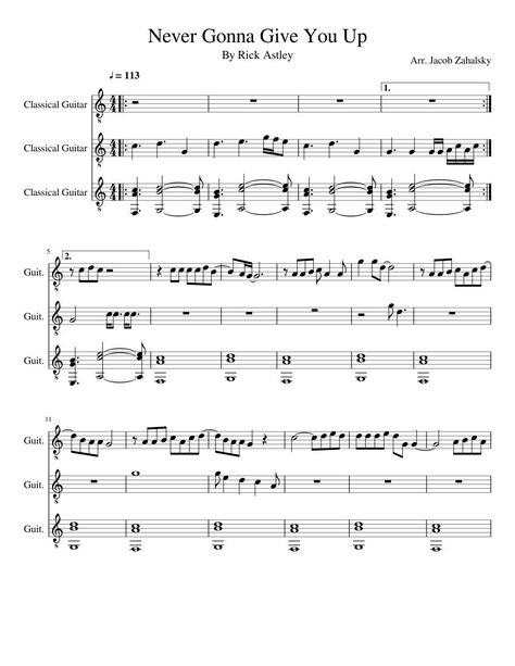 Print and download Never Gonna Give You Up. Rick Roll for Guitars Sky Music Sheet, Rick Roll, Sky Music, Rick Rolled, Piano Notes, Rick Astley, Never Gonna, Music Sheet, Free Sheet Music