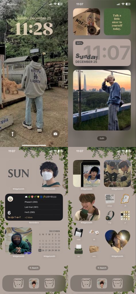 Skz Ipad Homescreen, Straykids Widget Ideas, Skz Phone Theme Ideas, K Pop Widgetsmith, Straykids Themed Phone, Skz Green Aesthetic Wallpaper, Straykids Iphone Wallpaper, Cute Phone Themes Green, Homescreen Layout Iphone Green