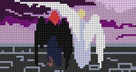 Good Omens Cross Stitch Patterns, Good Omens Crochet Pattern, Good Omens Alpha Pattern, Good Omens Embroidery, Good Omens Perler Beads, Good Omens Cross Stitch, Good Omens Pixel Art, Good Omens Crochet, Ineffable Husbands