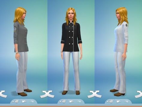 Mod The Sims: Chef Outfit by Snaitf • Sims 4 Downloads Sims 4 Cc Chef Outfit, Baby Chef Costume, Kids Chef Costume, Chef Outfit, Sims 4 Jobs, Chef Dress, Chef Costume, Chef Uniforms, Little Mix Outfits