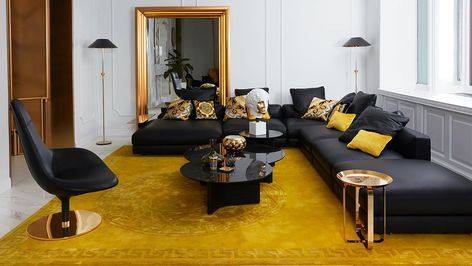 Versace Sofa, Versace Furniture, Glamour Decor, Chic Chair, Elegant Sofa, Versace Home, Contemporary Furniture Design, Flagship Store, Furniture Maker