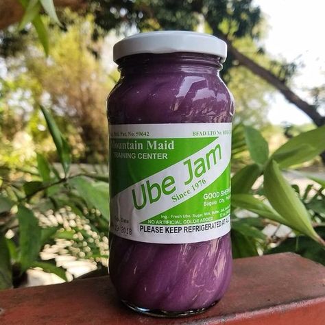 Mountain Maid Ube Jam - Gastro Obscura Jamming Aesthetic, Ube Jam, Teaching Wardrobe, Kitchen Wishlist, Filipino Snacks, Purple Yam, Halo Halo, Good Shepherd, How To Make Jam