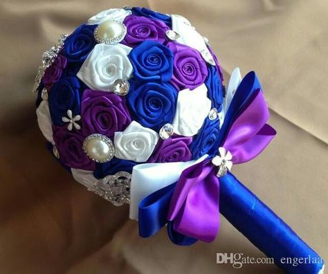 Red Purple Wedding, Purple Turquoise Wedding, Black Wedding Flowers, Royal Blue Party Dress, African Bridesmaid Dresses, Bridal Party Bouquets, Purple Wedding Bouquets, Wedding Flower Packages, Bride Pictures