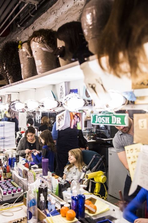 Brooklyn Shuck and Tori Feinstein Backstage at Matilda the Musical Broadway Matilda The Musical Broadway, Backstage Broadway, Harry Potter Cursed, Sadie Sink Stranger Things, Stranger Things Max Mayfield, Matilda Broadway, Wig Room, Lily Luna Potter, Winnie Foster