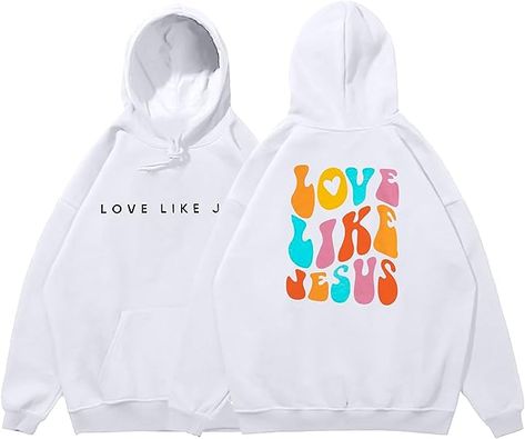 Cotton Blend Imported Pull On closure Hand Wash Only Made of cotton blend materials Soft and comfortable to wear Church design for believing christians. Religious design. #ad #CommissonsEarned Preppy Hoodie, Faith Shirts, Christian Tshirts Women, Tshirts Women, Jesus Clothes, Jesus Sweatshirts, Love Like Jesus, Christian Hoodies, Jesus Faith