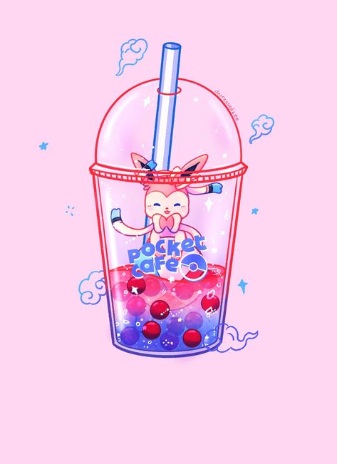 Sylveon Eeveelutions Boba Tea Pokemon Pokemon Boba, Pokemon Sylveon, Cute Pokemon Pictures, Pokemon Memes, Boba Tea, Pokemon Pictures, Cute Pokemon, Bubble Tea, Pop Culture